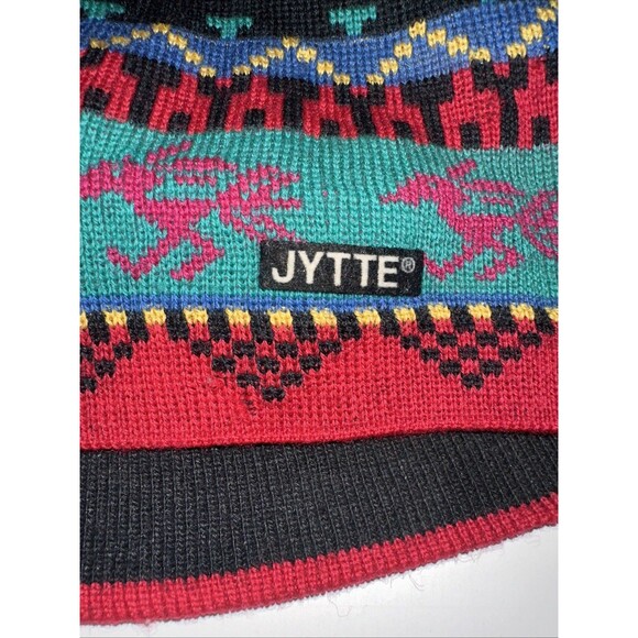 JYTTE 100% Wool Vintage Aztecs Southwestern Tassel Beanie Hat main image 8